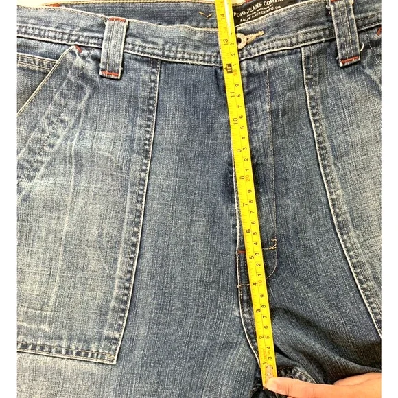Vintage Polo Jeans Ralph Lauren Black Mens Size 38 Denim
